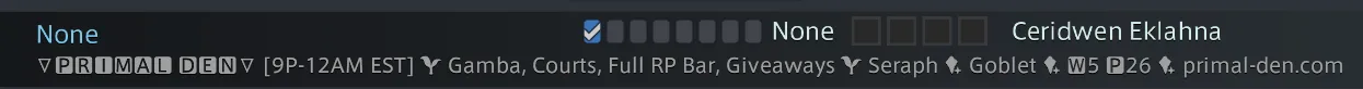 The Primal Den Party Finder